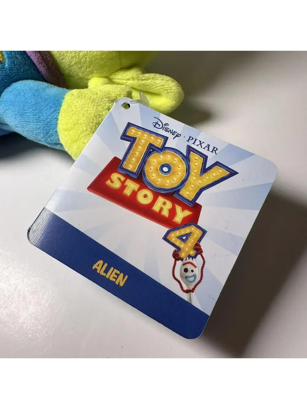 NWT Disney Pixar Toy Story 4 Embroidered Alien Plush